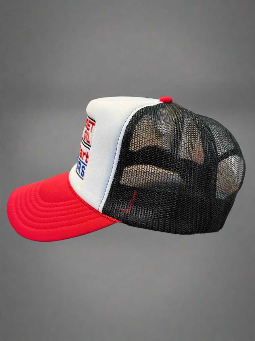 Sunset Oil Mini Mart Black/White/Red Trucker Hat