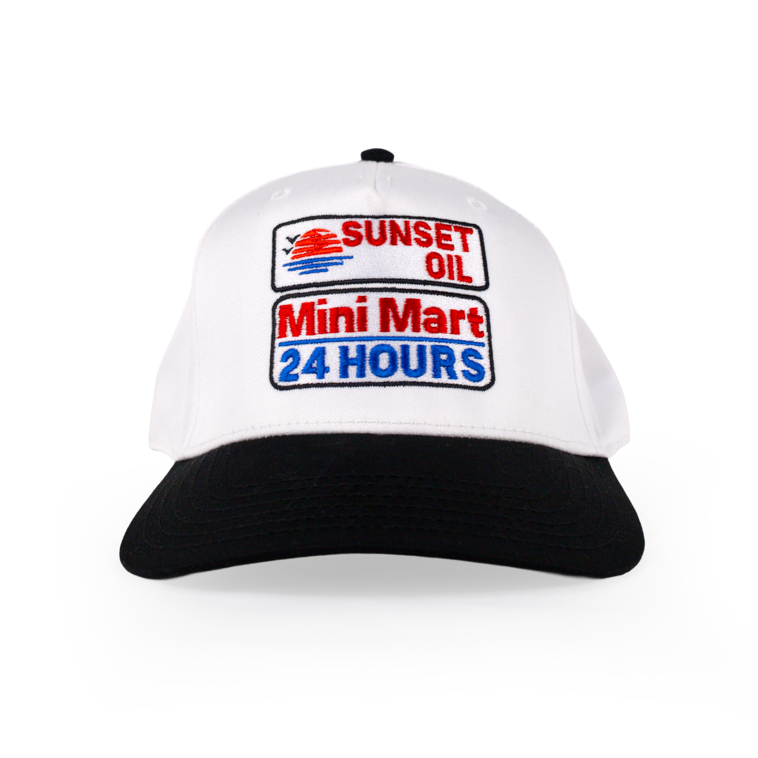 Sunset Oil Mini Mart Black/White Baseball Fit