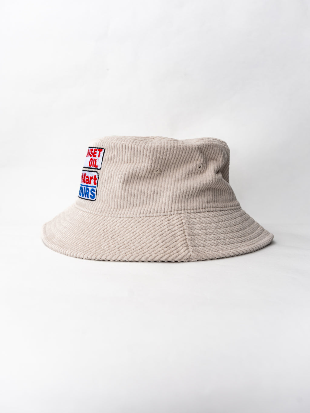 Sunset Oil Mini Mart Bone Cream Bucket Hat