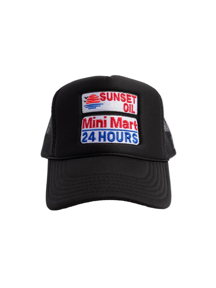 Black trucker Cap