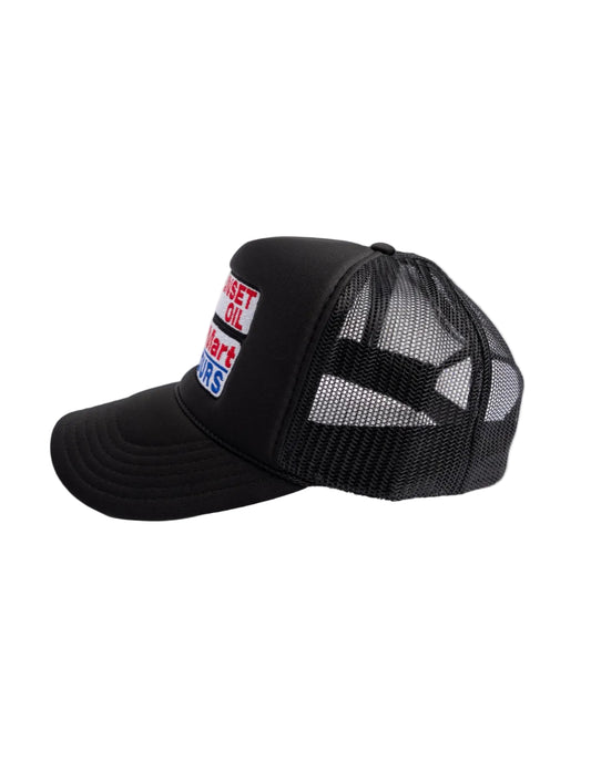 Black trucker Cap