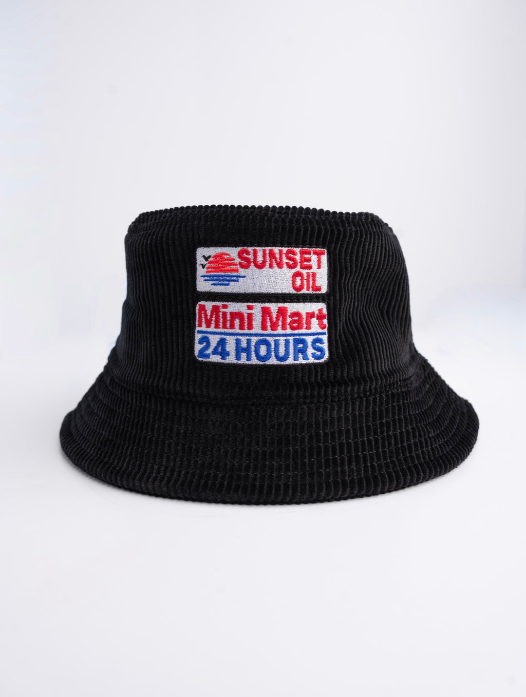 Sunset Oil Mini Mart Black Bucket Hat