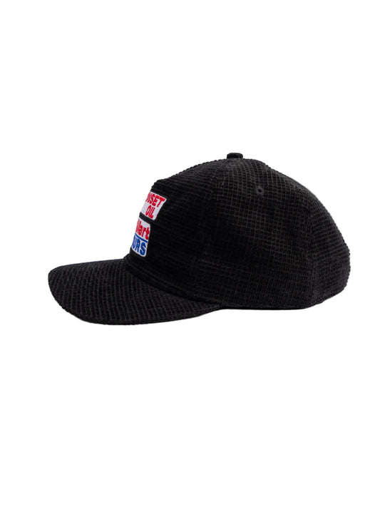 Black Corduroy Field Trip Cap