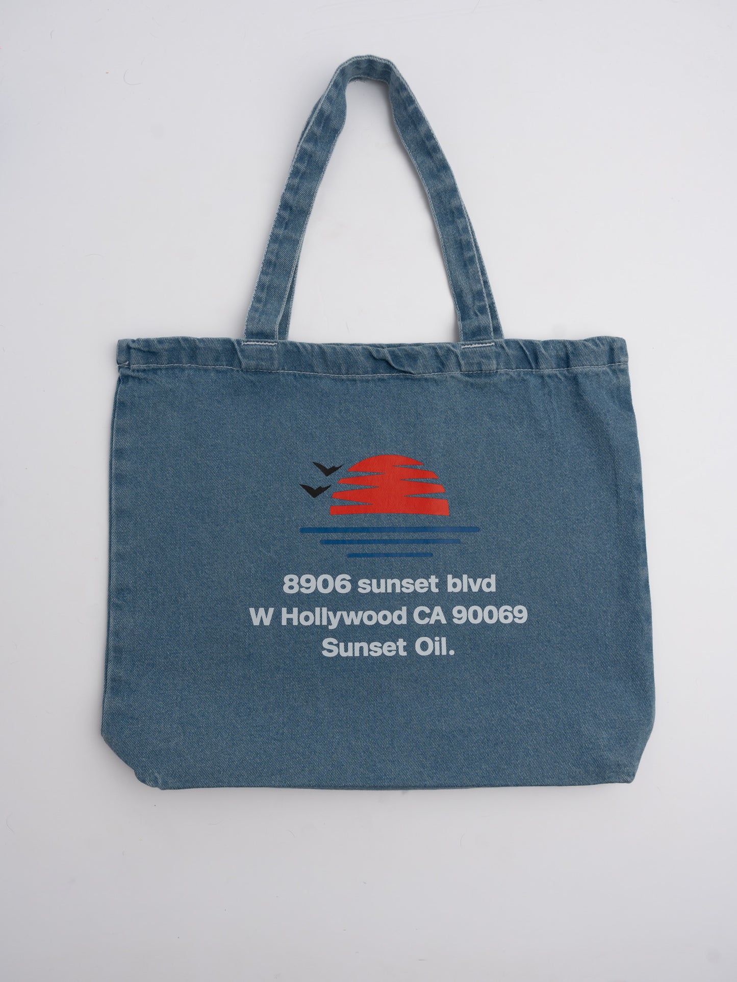 Sunset Oil Jeans Tote Bag ™