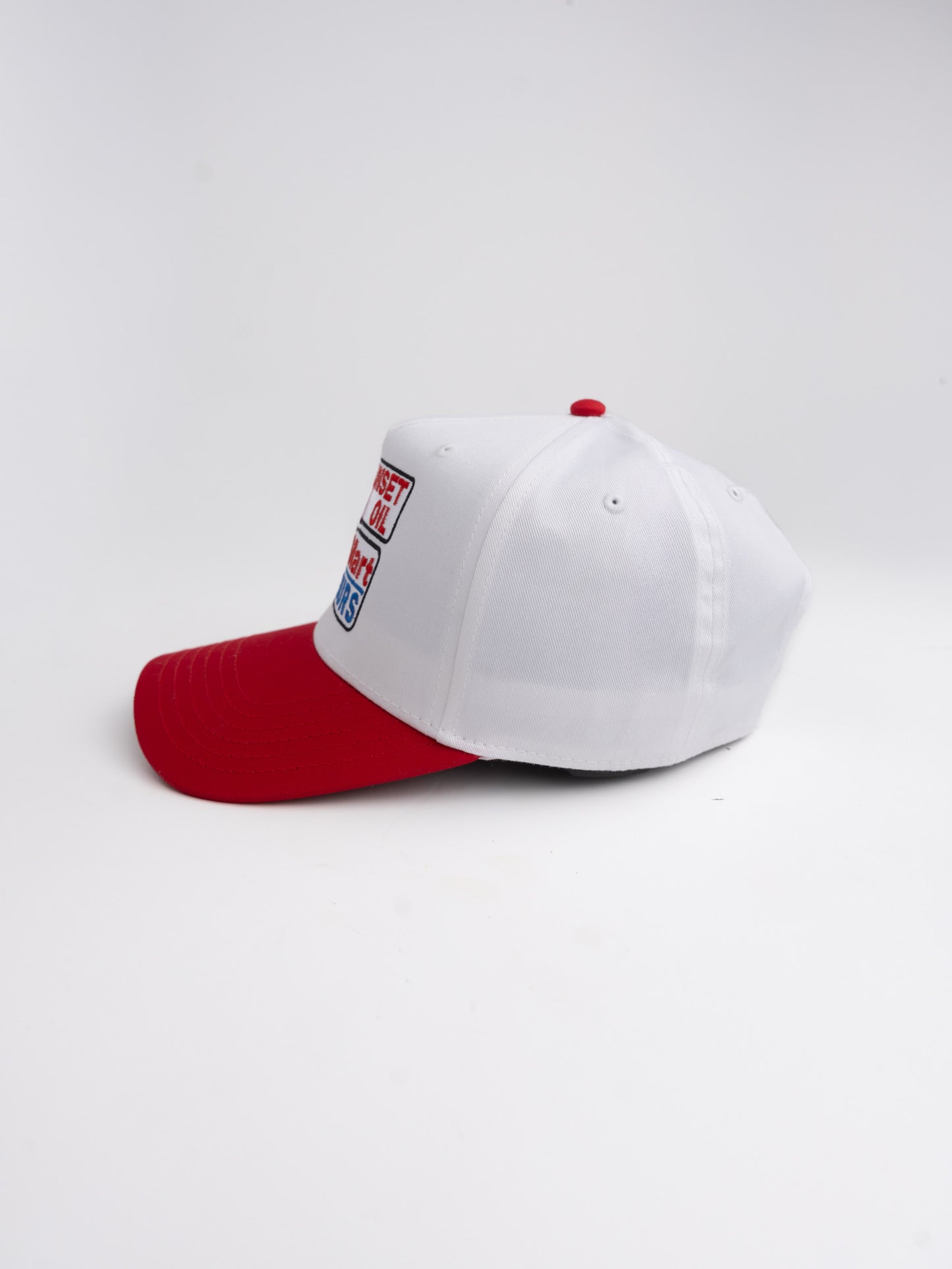 White/Red Baseball Hat ™