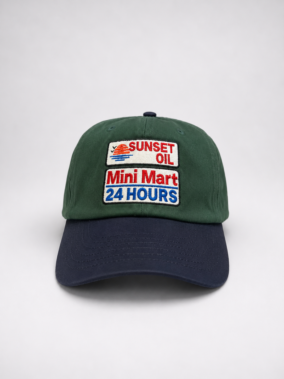 Green/Nvy Brushed Field Trip Cap ™