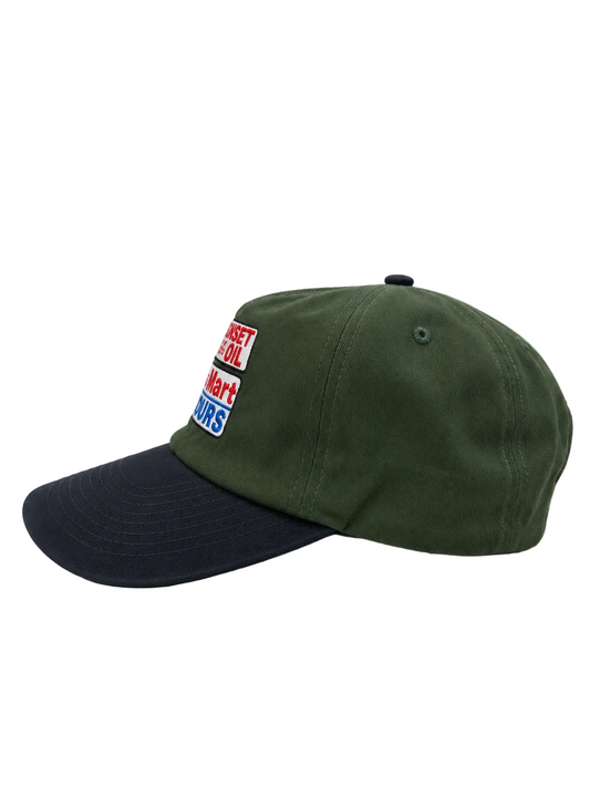 Green/Nvy Brushed Field Trip Cap