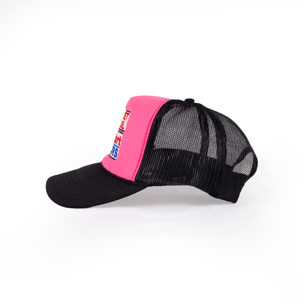 Sunset Oil Mini Mart Black/Neon Pink/Black Trucker Fit