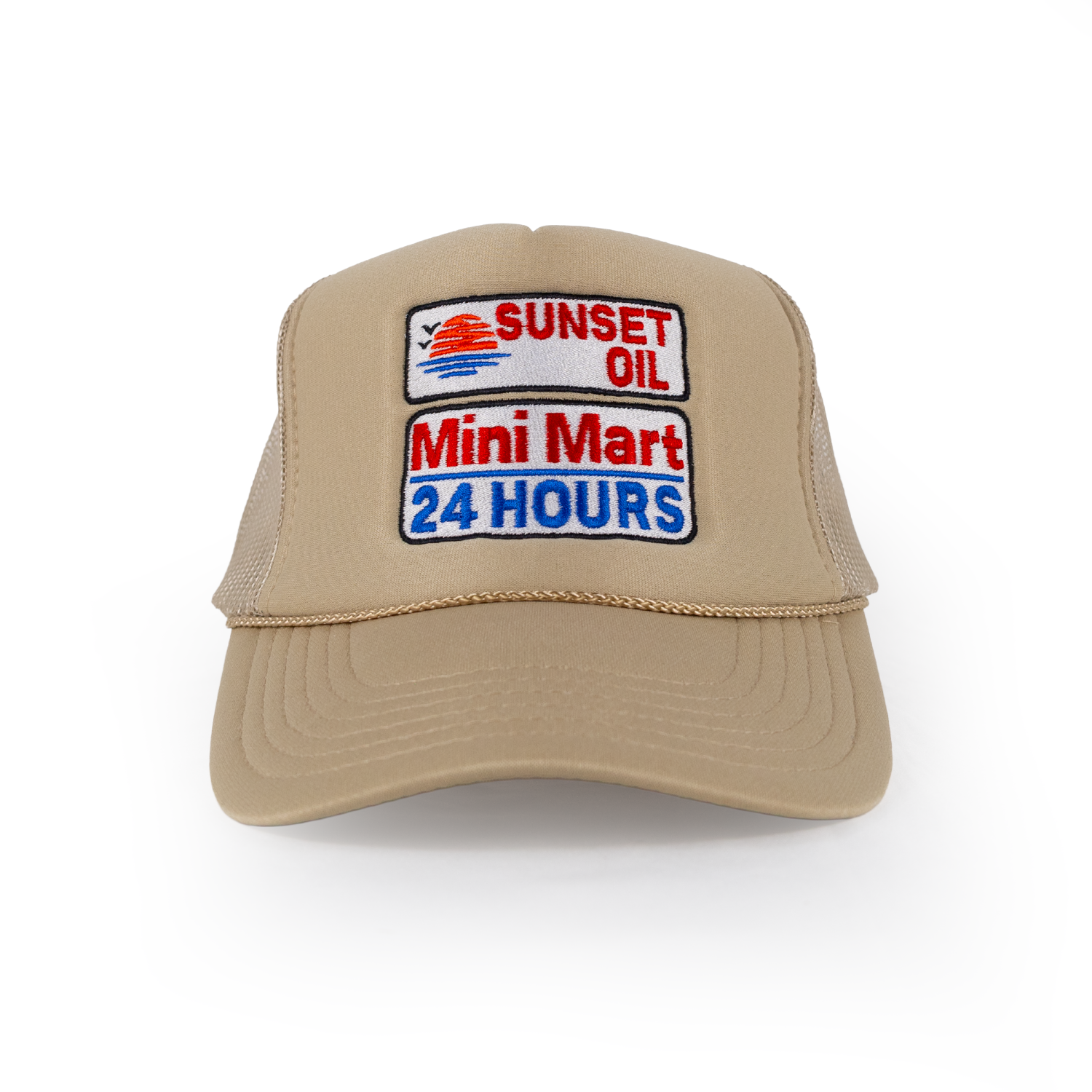 Sunset Oil Mini Mart Khaki Trucker Fit