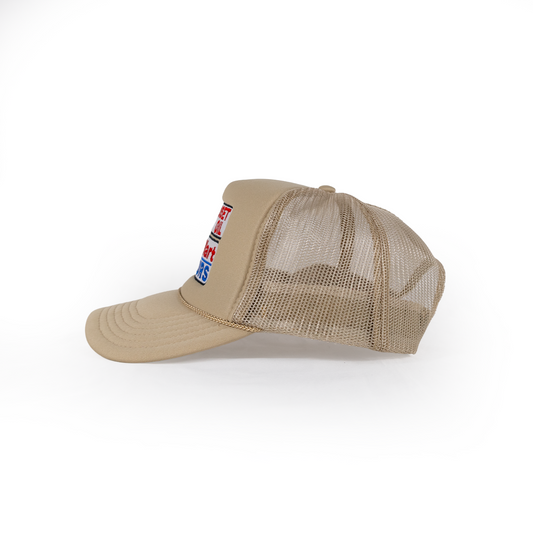 Tan Trucker Cap