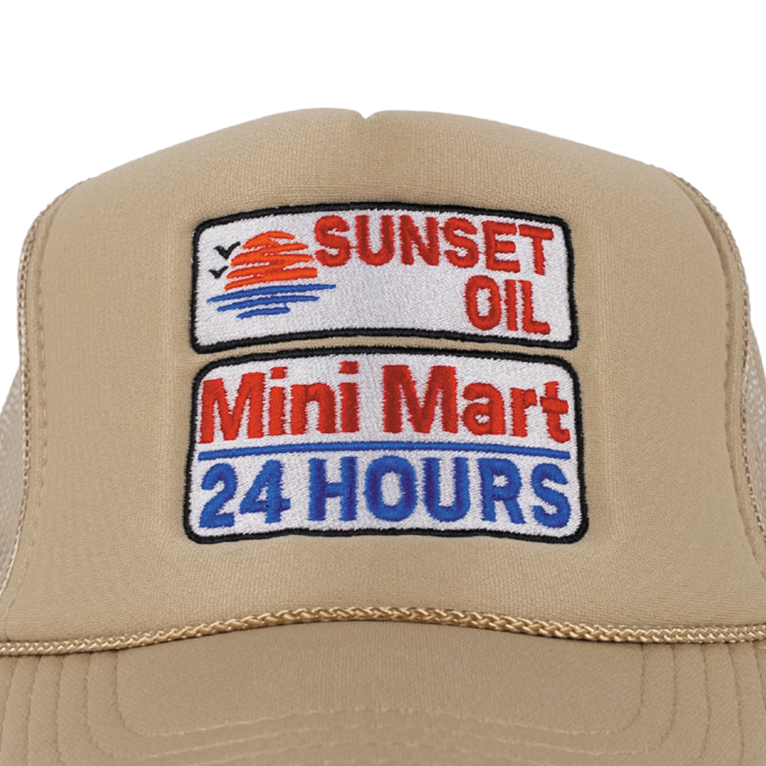 Sunset Oil Mini Mart Khaki Trucker Fit