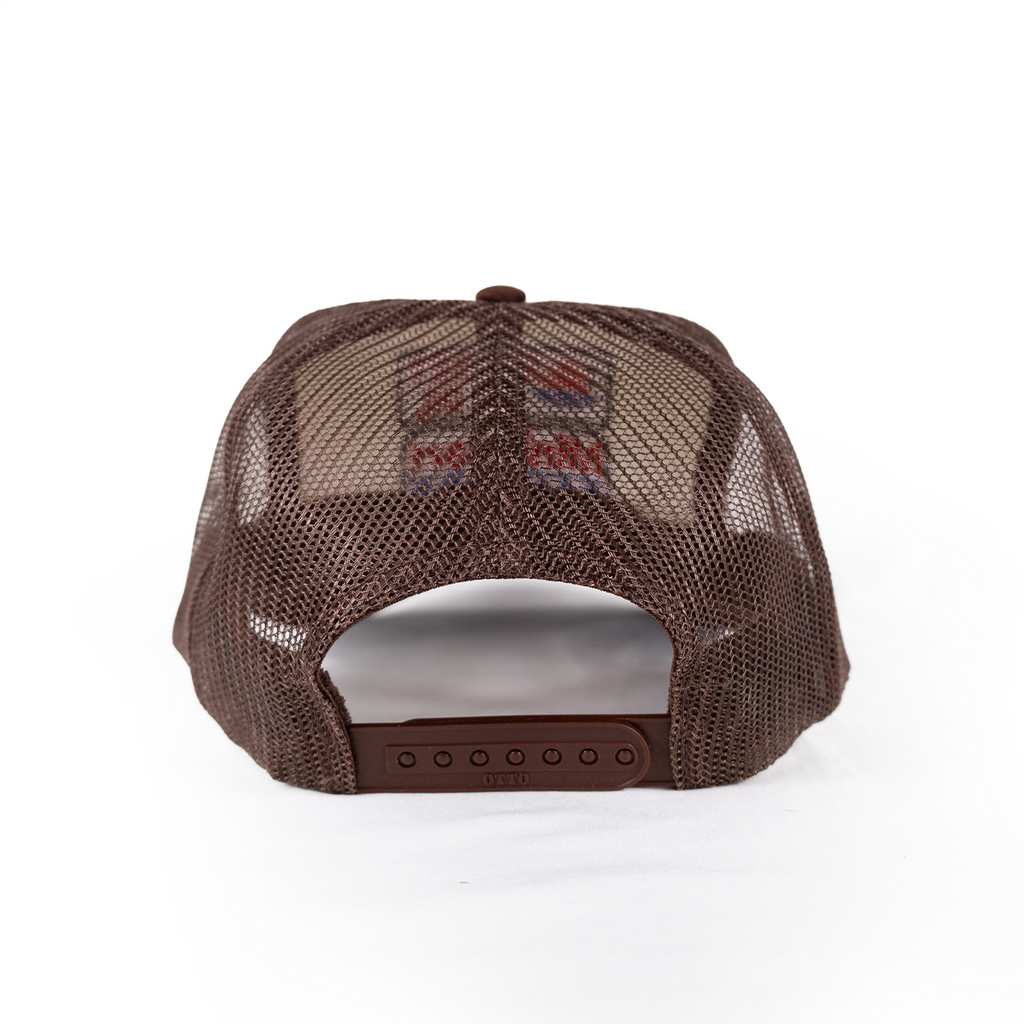 Sunset Oil Mini Mart Brown/Tan/Brown Trucker Fit