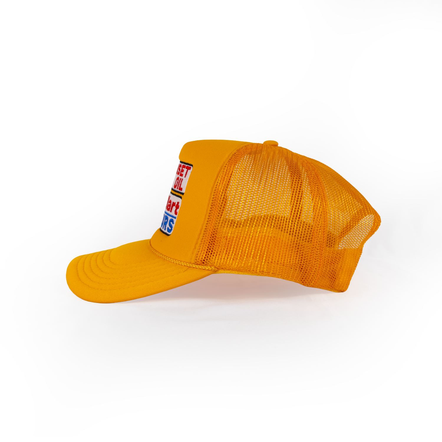 Sunset Oil Mini Mart Gold Trucker Fit