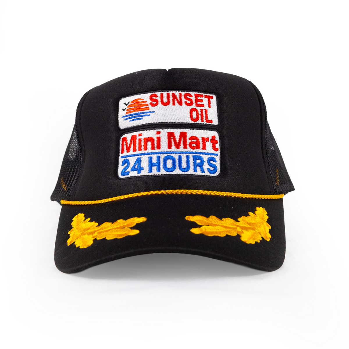 Black/Gold Leaf Trucker Fit ™