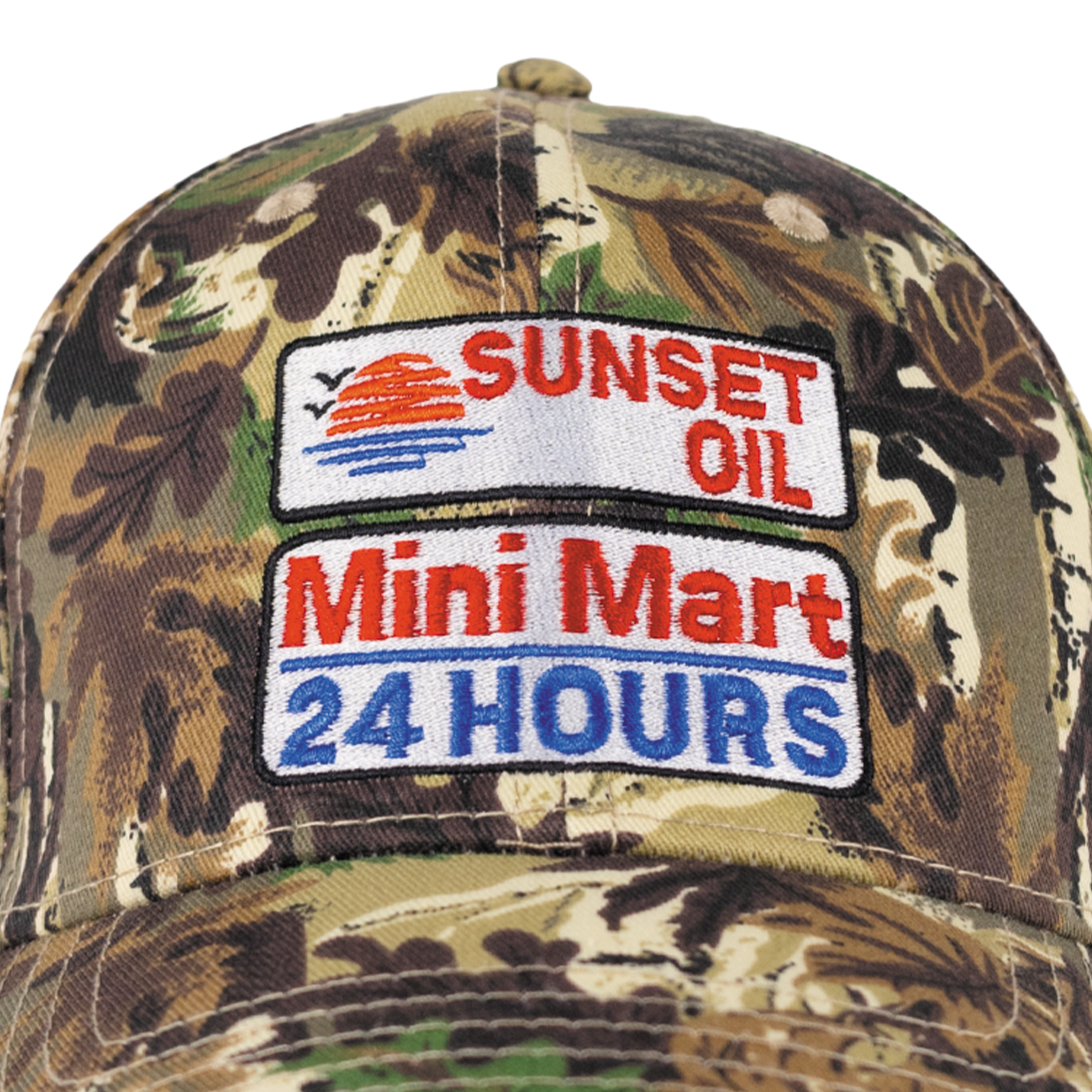 Sunset Oil Mini Mart lt.lod/brn/kelly Cap (no mesh)