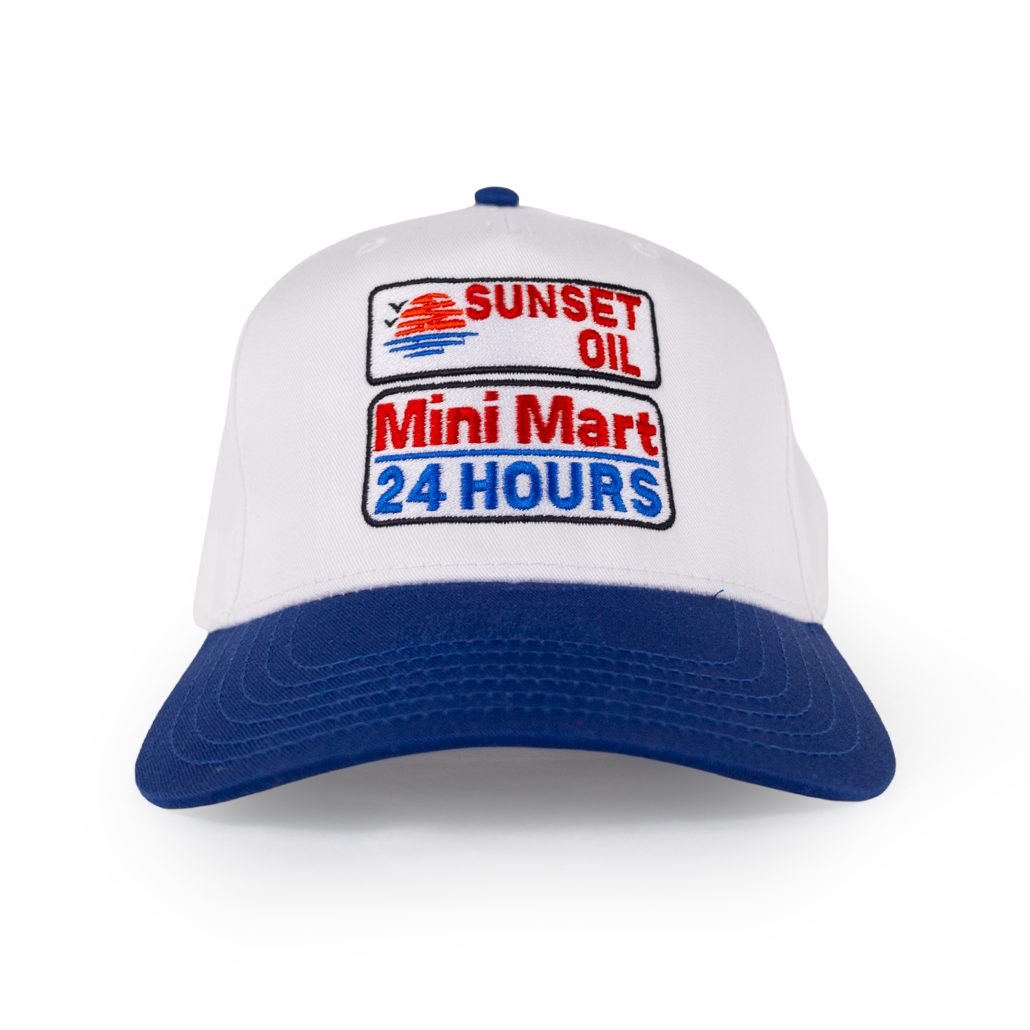 Sunset Oil Mini Mart Royal blue/white Baseball Fit