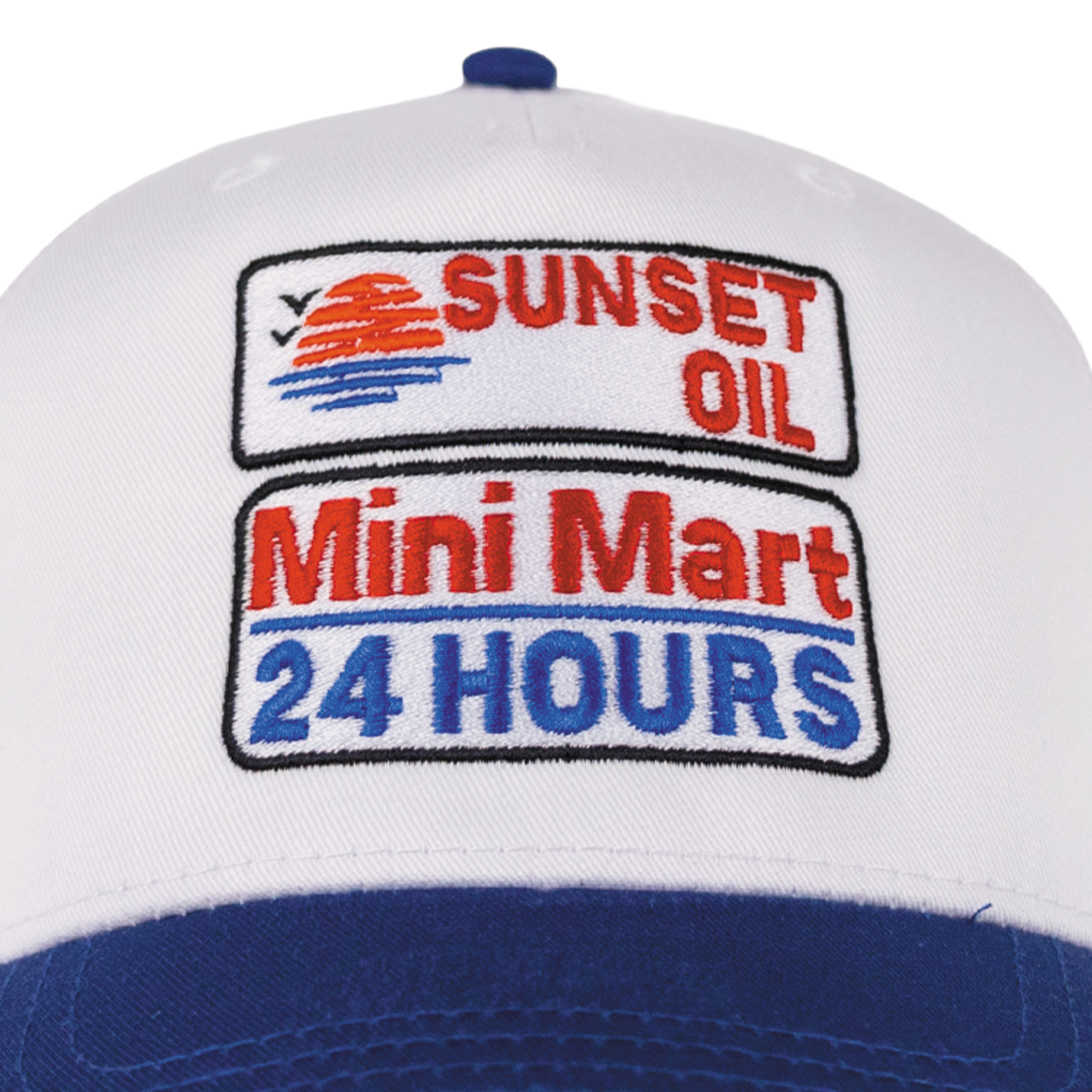 Sunset Oil Mini Mart Royal blue/white Baseball Fit