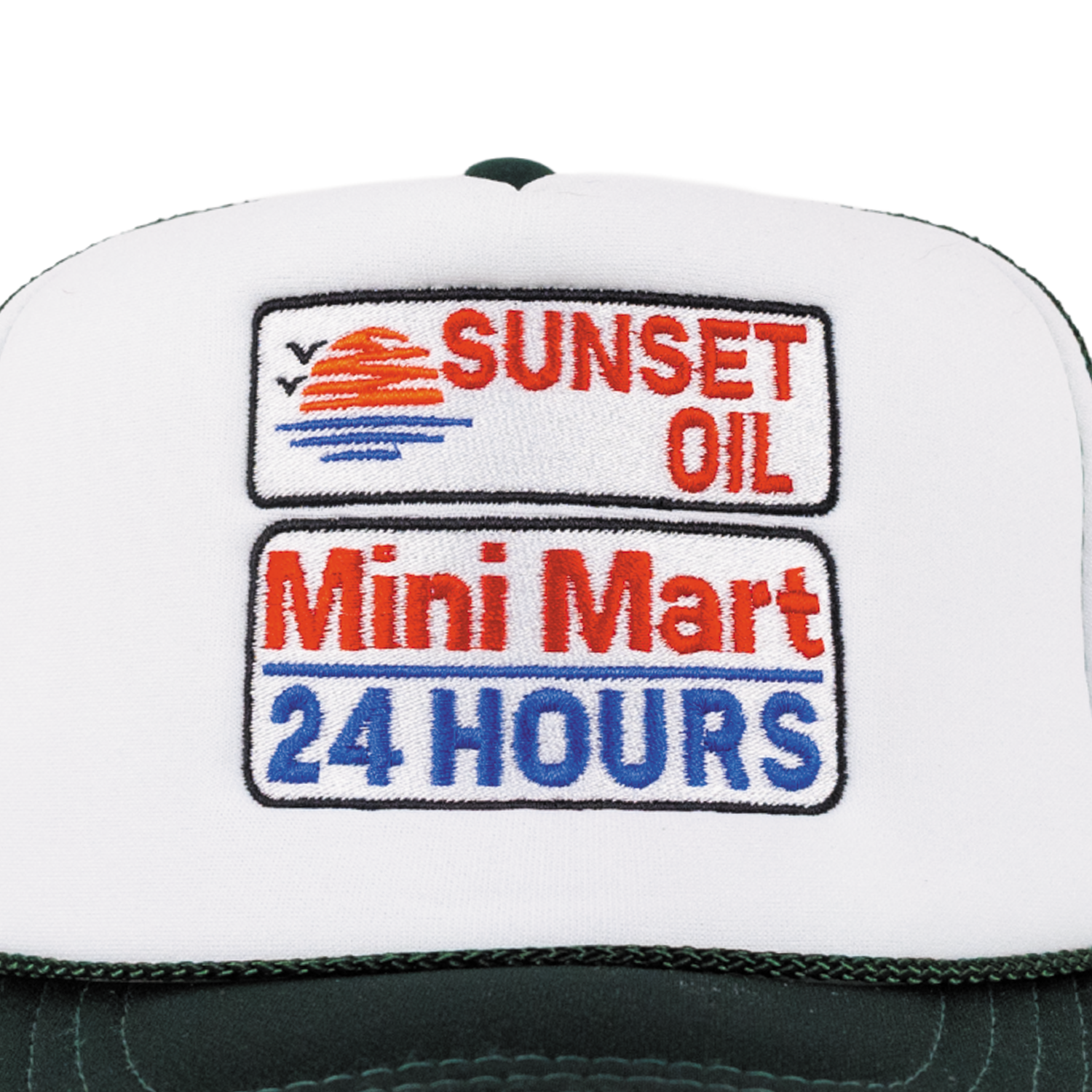 Sunset Oil Mini Mart Darkgreen/White/Darkgreen Trucker Fit