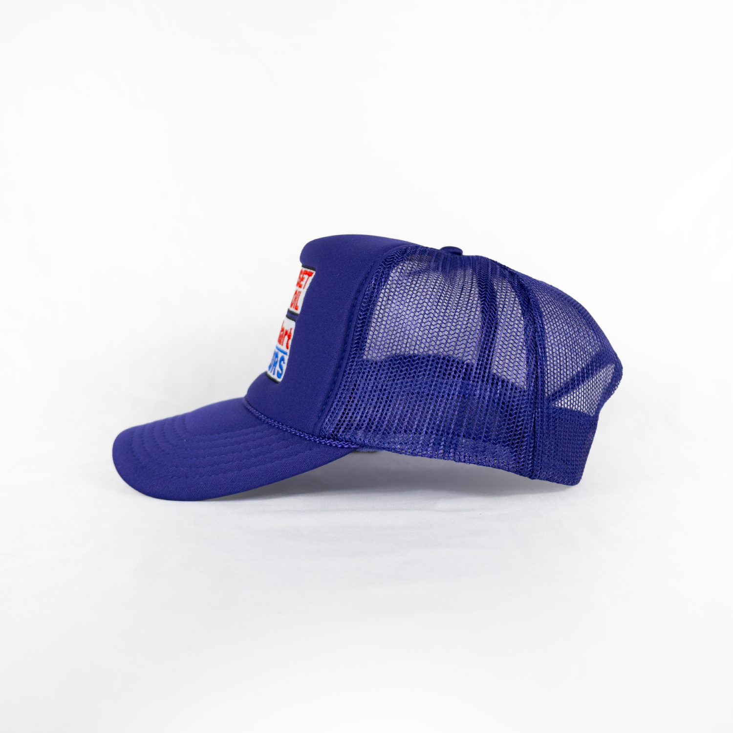Sunset Oil Mini Mart Purple Trucker Fit