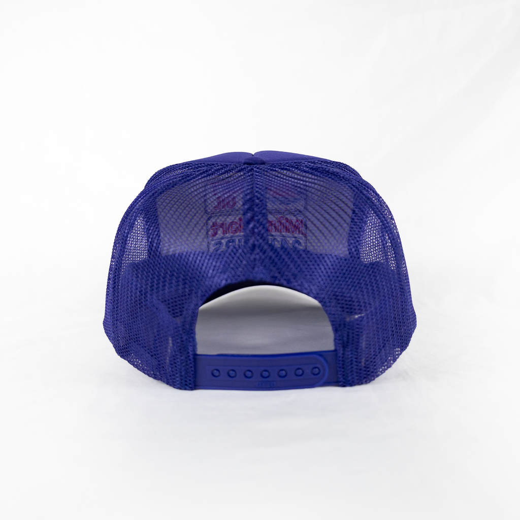 Sunset Oil Mini Mart Purple Trucker Fit