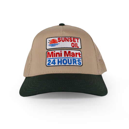 Khaki/Green Mesh Baseball Hat ™
