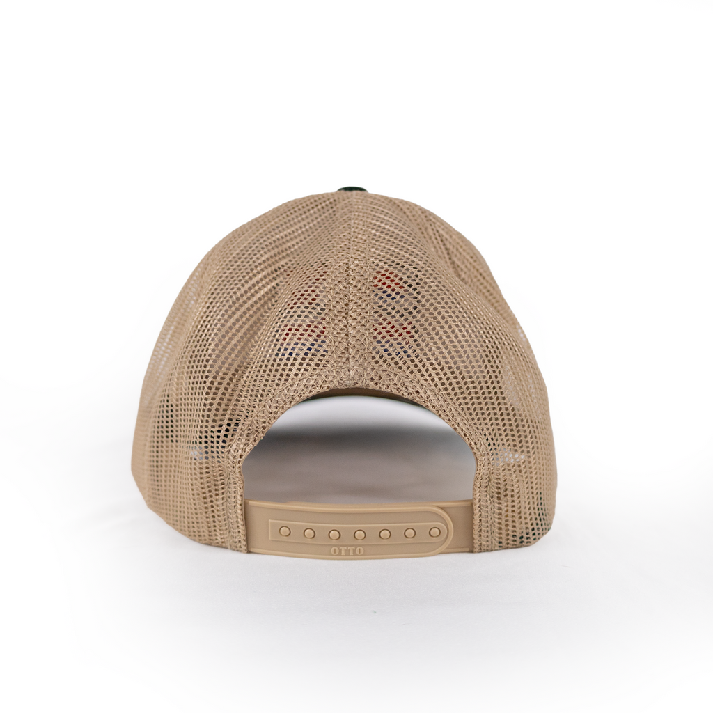 Sunset Oil Mini Mart Khaki/Green Mesh Baseball Fit