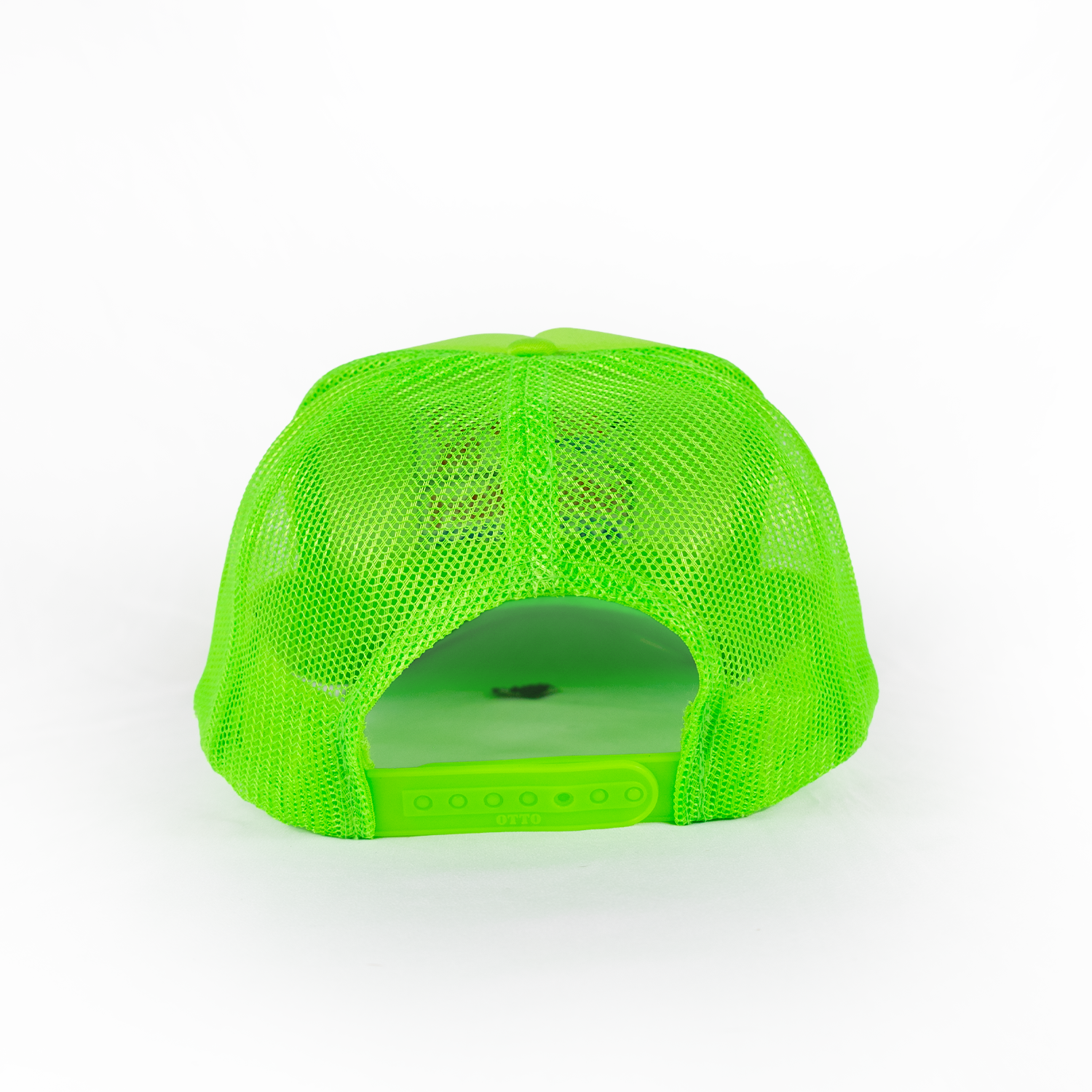 Sunset Oil Mini Mart Neon Green Trucker Fit