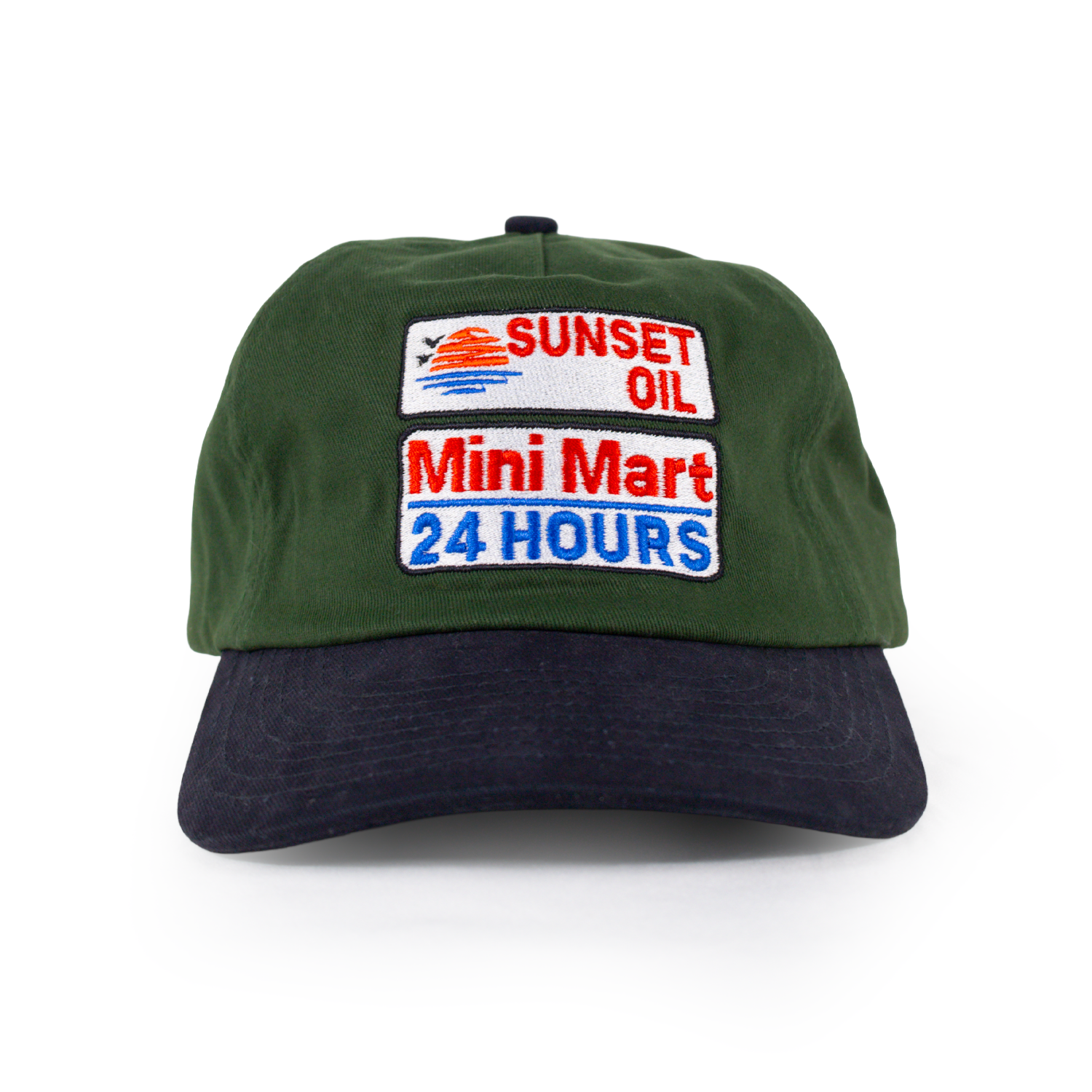 Sunset Oil Mini Mart Green/Royal “Field Trip” Fit
