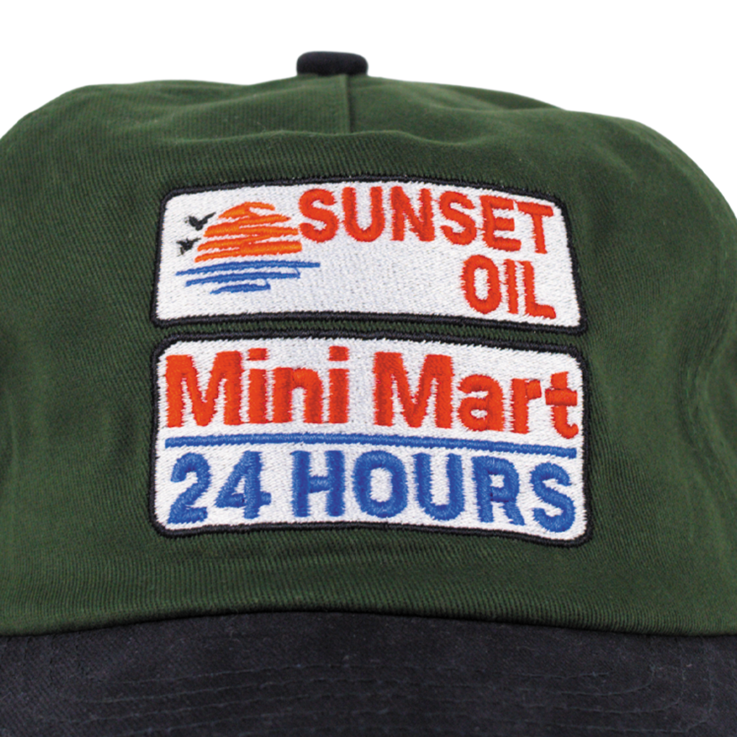 Sunset Oil Mini Mart Green/Royal “Field Trip” Fit
