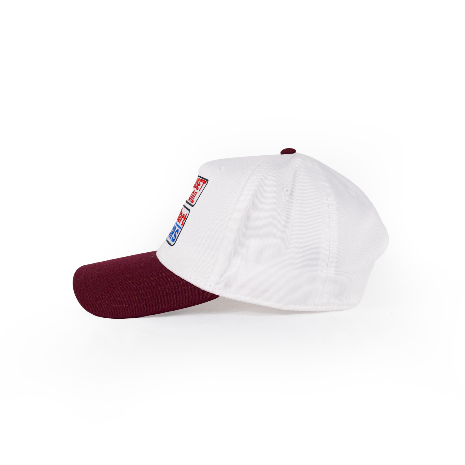 Sunset Oil Mini Mart White/Burgundy Baseball Fit