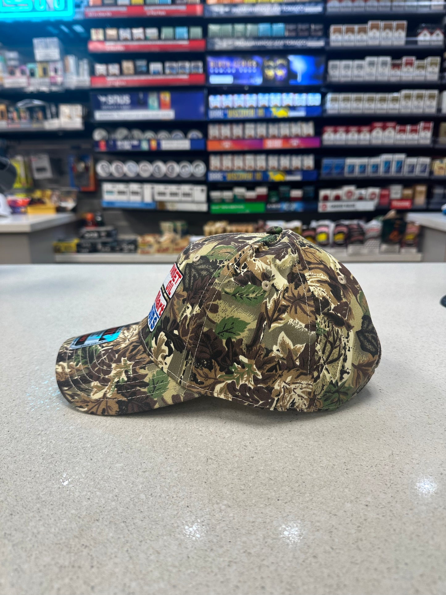 Sunset Oil Mini Mart lt.lod/brn/kelly Hat