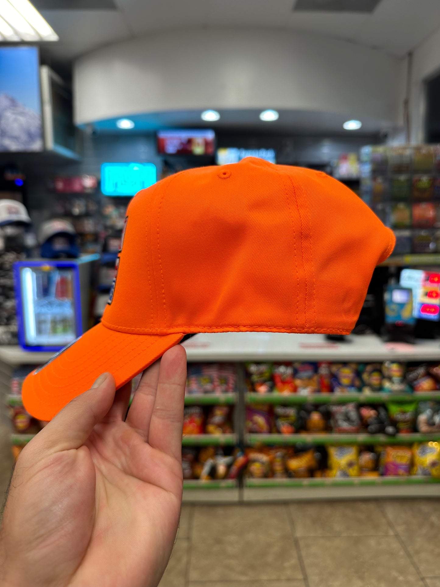 Sunset Oil Mini Mart Orange Baseball Hat