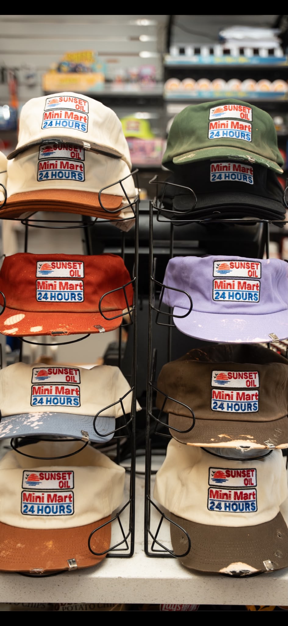 Sunset Oil Mini Mart hats